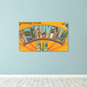 Toile Greenville, Caroline du Sud - Scènes à grandes let (Insitu (Plancher de Bois))