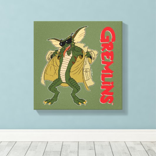 Toile Gremlins | Cachet à tranchée Flash (Insitu (Plancher de Bois))