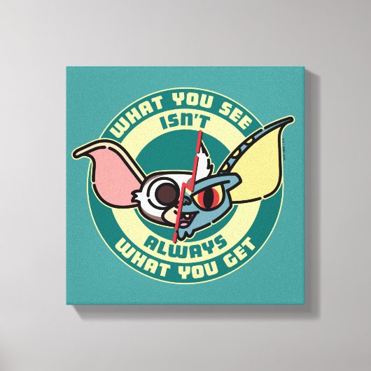 Toile Gremlins | Ce que vous voyez n'est pas toujours ce (Recto)