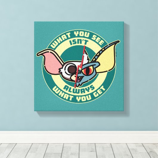 Toile Gremlins | Ce que vous voyez n'est pas toujours ce (Insitu (Plancher de Bois))