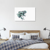 Toile grenouille à bec noire et verte (dendrobates) (Insitu(Chambre))