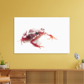 Toile Grenouille à poison rayée blanche 2 (Insitu(Salon))