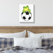 Toile Grenouille avec balle de football (Insitu(Chambre))