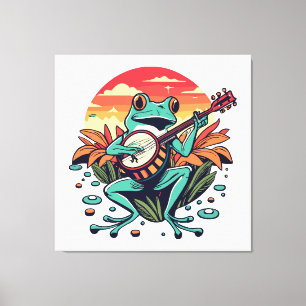 Toile Grenouille banjo