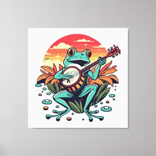 Toile Grenouille banjo (Recto)