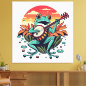 Toile Grenouille banjo (Insitu(Salon))