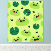 Toile Grenouille drôle (Insitu (Plancher de Bois))