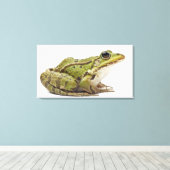 Toile Grenouille européenne commune ou grenouille comest (Insitu (Plancher de Bois))