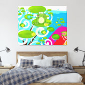 Toile Grenouille Haltérophile (Insitu(Chambre))