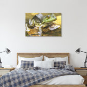 Toile Grenouille le long de la rivière Buffalo, Mile 126 (Insitu(Chambre))