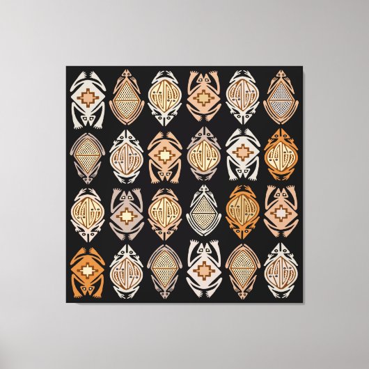 Toile Grenouilles sauteuses (Recto)