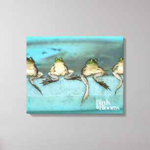 Toile Grenouilles se reposantes