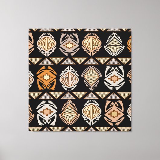 Toile Grenouilles Tribal Leap (Recto)