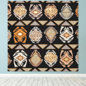 Toile Grenouilles Tribal Leap (Insitu (Plancher de Bois))