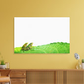 Toile Grenouilles vertes en congé (Insitu(Salon))