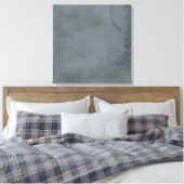 TOILE GREY GRAY DISTRESSED TEXTURED BACGROUND FLORAL VI (Insitu(Chambre))