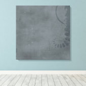 TOILE GREY GRAY DISTRESSED TEXTURED BACGROUND FLORAL VI (Insitu (Plancher de Bois))