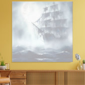 Toile Grey, Gris Fog Pirate Navire Retraite (Insitu(Salon))