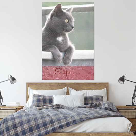 Toile Grey Kitty (Insitu(Chambre))