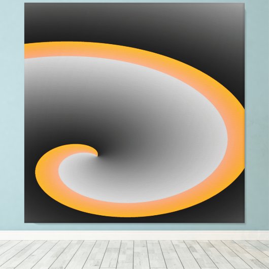 Toile Grey Swirl modernart (Insitu (Plancher de Bois))