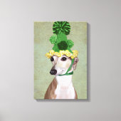 Toile Greyhound en Casquette vert (Recto)