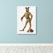 Toile Greyhound Fencer Dark Full (Insitu (Plancher de Bois))