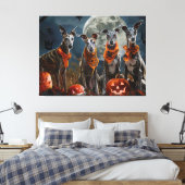 Toile Greyhound Halloween Épouvantable (Insitu(Chambre))