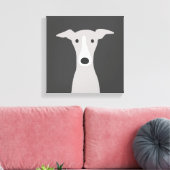 Toile Greyhound mignon, Greyhound italien ou Chien Whipp (Insitu(Salon))