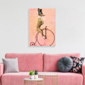 Toile Greyhound sur Black Penny Farthing (Insitu(Salon))