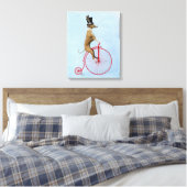 Toile Greyhound sur Red Penny Farthing (Insitu(Chambre))