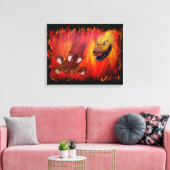 Toile Griffe de Dragon Rouge (Insitu(Salon))