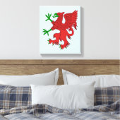 Toile Griffin en rouge et vert (Insitu(Chambre))
