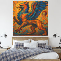 Griffin majestueux de la Grèce antique