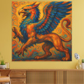 Toile Griffin majestueux de la Grèce antique (Insitu(Salon))