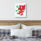 Toile Griffin rouge et vert (Insitu(Chambre))