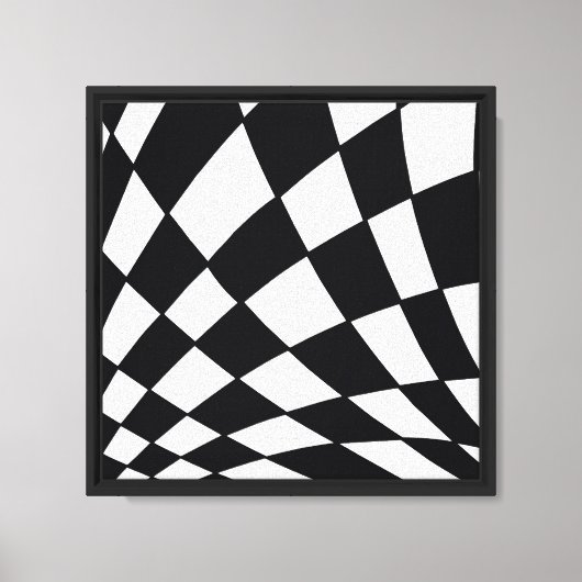 Toile Grille Courbe | Moderne (Recto)