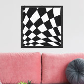 Toile Grille Courbe | Moderne (Insitu(Salon))