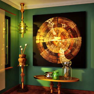 Toile Grille de l'image Abstraite