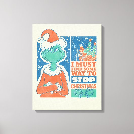 Toile Grille | Stop Christmas Vintage Graphic (Recto)