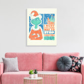 Toile Grille | Stop Christmas Vintage Graphic (Insitu(Salon))