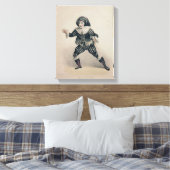 Toile Grimaldi comme Scaramouche, du Commedia dell'Ar (Insitu(Chambre))