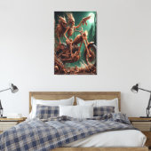 Toile Grimbone et Skulldust, monté leur grand hélico (Insitu(Chambre))