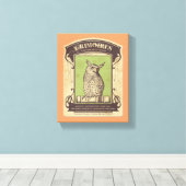 Toile Grimoires Owl (Insitu (Plancher de Bois))