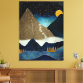 Toile Grimpeurs de la montagne dorée (Insitu(Salon))