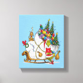 Toile Grinch classique | La tige de course Grinch & Max (Recto)