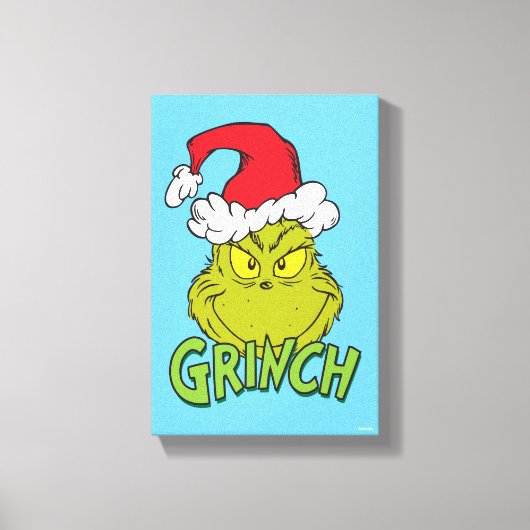Toile Grinch classique | Naughty ou Nice (Recto)