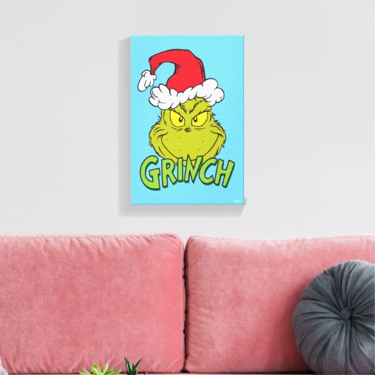 Toile Grinch classique | Naughty ou Nice (Insitu(Salon))
