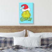 Toile Grinch classique | Naughty ou Nice (Insitu(Chambre))