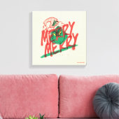 Toile Grinch | Grunge Graphique Joyeux Joyeux (Insitu(Salon))