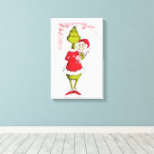 Toile Grinch Holds Cindy Lou Who (Insitu (Plancher de Bois))